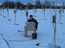 Riometer antenna array