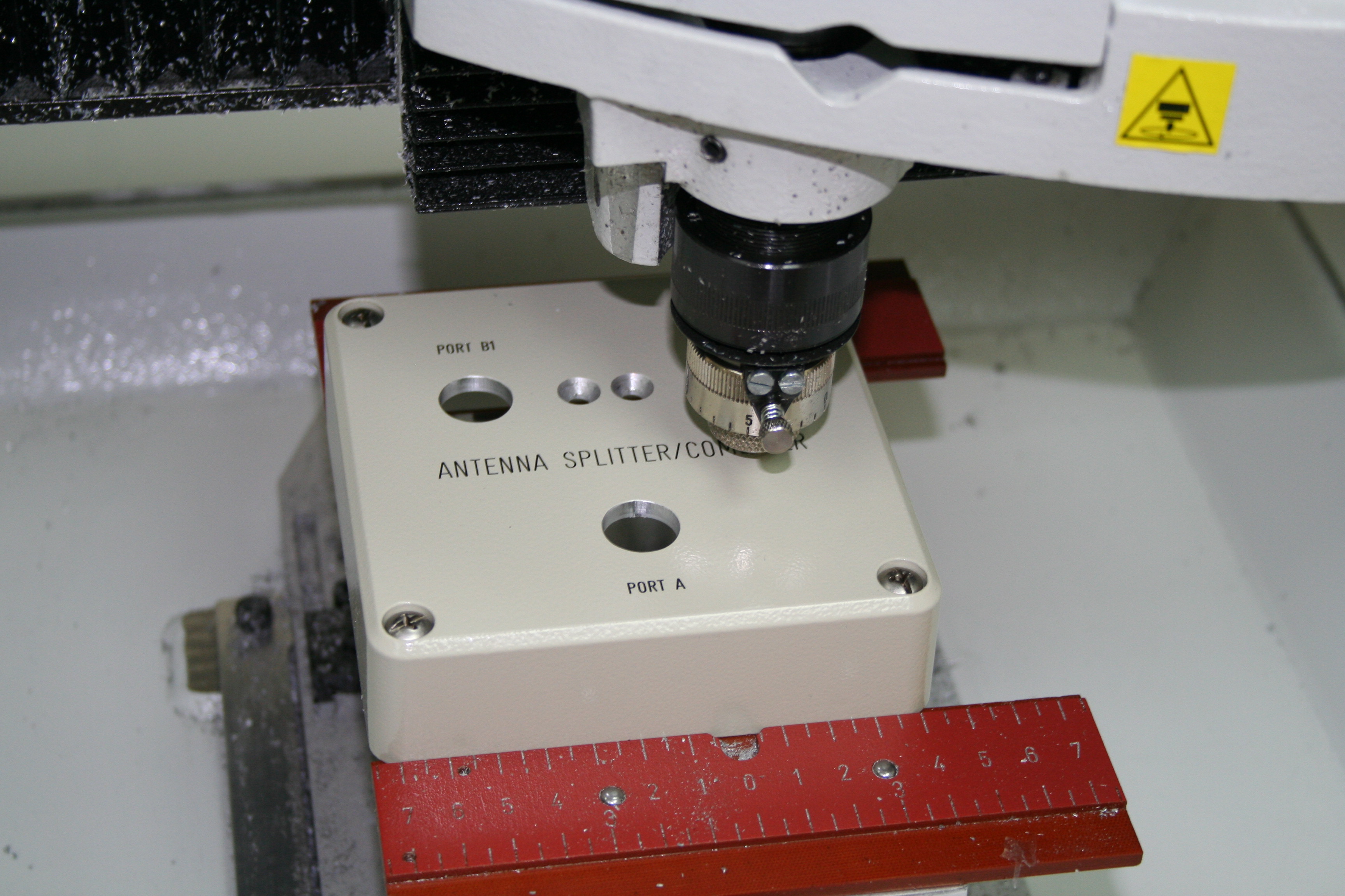 Gravograph 6000 machining a box